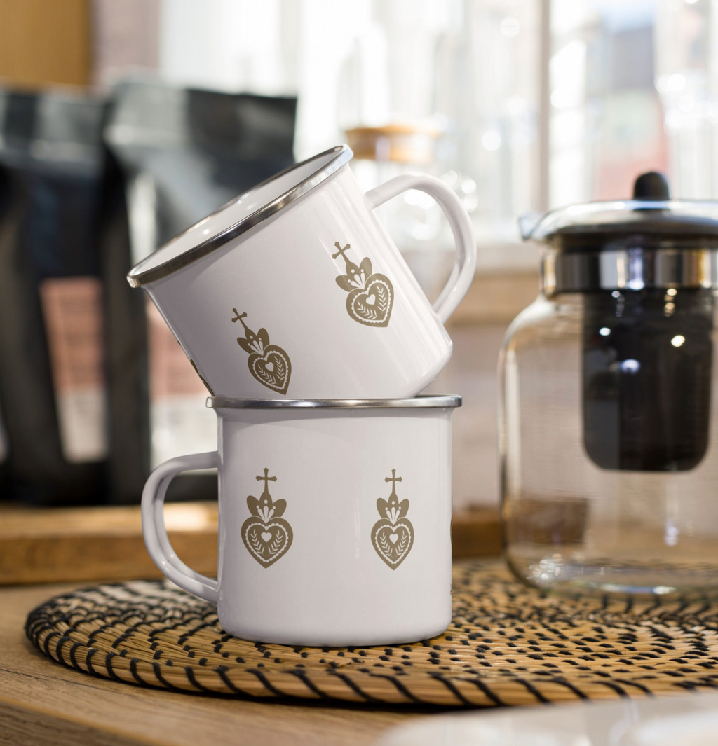 Mug émaillé Sacré Coeur de